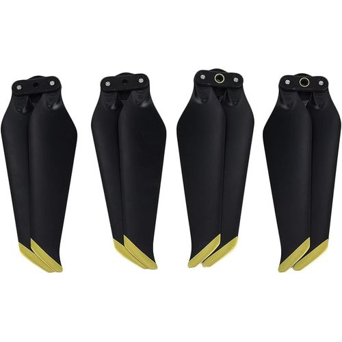 Meimieshop-2 Paires Hélices De Drone Rc,Hélices À Libération Rapide Réduisant Le Bruit,Compatibles Avec Mavic 2 Pro/Zoom(Gold Edge)-Générique