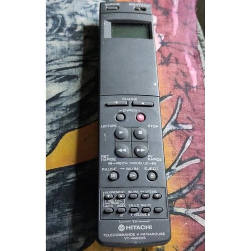 Télécommande originale Hitachi VT-RM822S POUR TV ET Magnetoscope