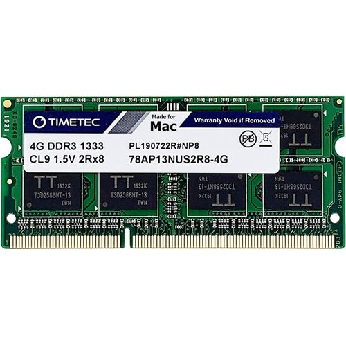 meimieshop-4 Go Compatible Pour Apple Ddr3 1333 Mhz Pc3-10600 Cl9 Pour Mac Book Pro(Début/Fin 2011),Imac(Mi 2010,Mi/Fin 2011 21,5/27),Mac Mini(Mi 2011)Sodimm Mise À Niveau De La Ram Mac