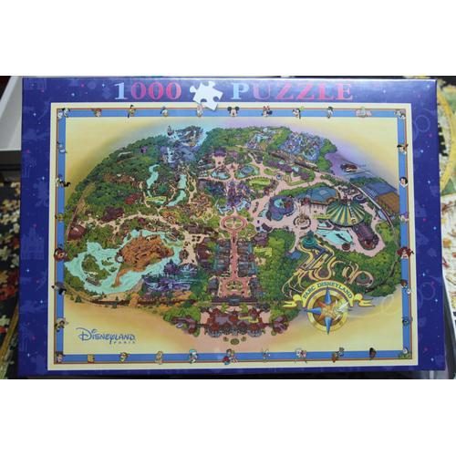 Puzzle Fun Map Plan Disneyland Paris 30ème Anniversaire