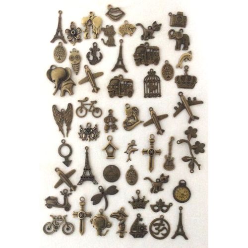 Lot 51 Pendentif Fashion Divers Miniature En Laiton Décoration