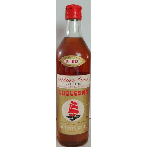 Rhum Vieux Duquesne 10 Ans D'age "Val D'or" Martinique