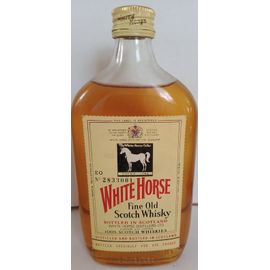 Demi Bouteille De Whisky White Horse Année 1970