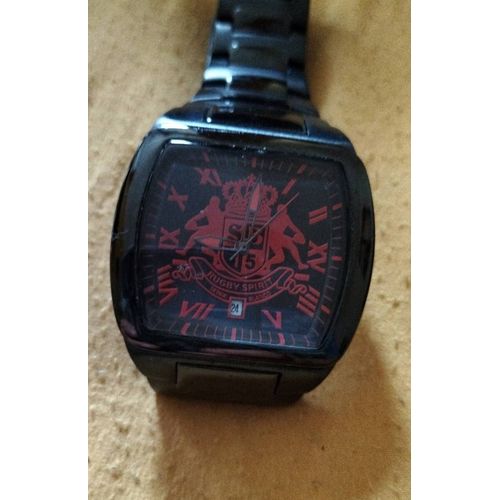 Montre Serge Blanco Rouge