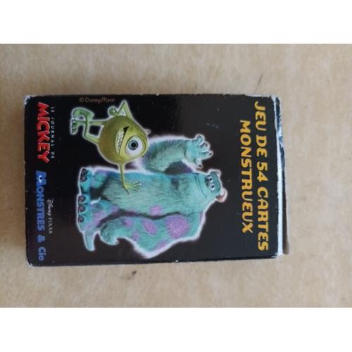 Jeu De 54 Cartes Disney's Monstres & Cie (Le Journal De Mickey)