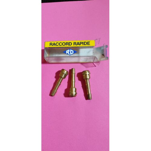 3 raccords mâles oxygène