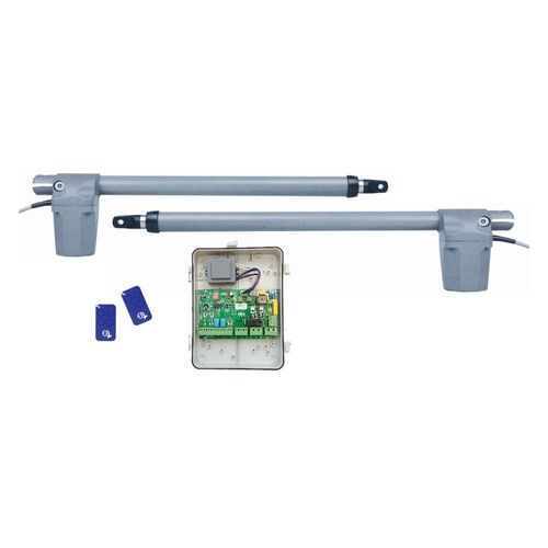 Kit Motorisation Portail Battant Automatisme Ouverture EA B320 - Maxi 150kg 1.85m par battant, Course 300mm 230V 16 cycles par jour