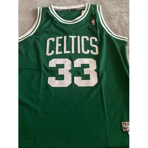 Maillot Des Celtics Boston #33 Bird Vert L Adidas 