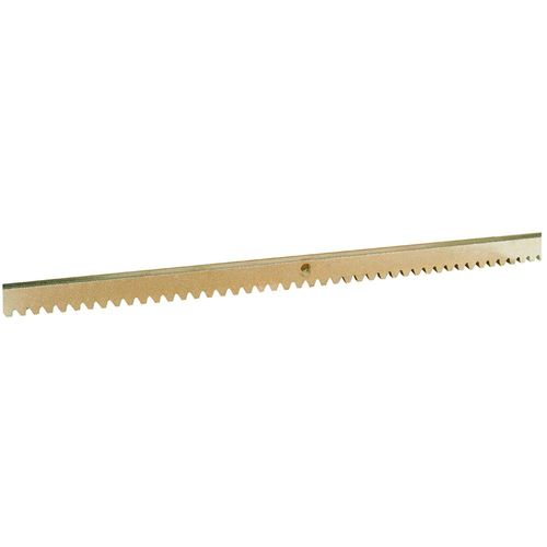 Crémaillère Métal zinguée EA 22X22 - 1 mètre, 22 x 22 mm, Sans support, module 4