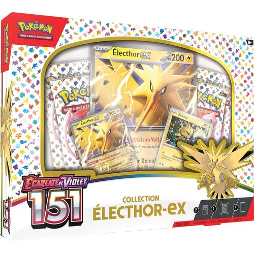Pokémon Jcc - Coffret Collection Électhor-Ex : Écarlate Et Violet 151 - Ev3.5 - Fr