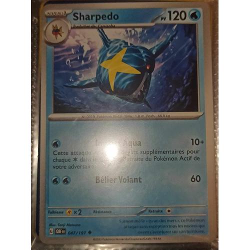 Peu Commune - Pokemon - Flammes Obsidiennes - Sharpedo 47/197