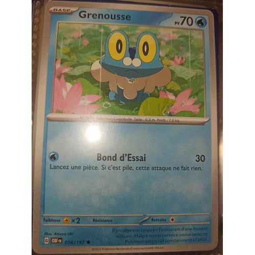 Commune - Pokemon - Flammes Obsidiennes - Grenousse 56/197