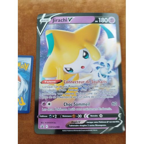 Pokemon Jirachi V Géante ( Jumbo ) Swsh299