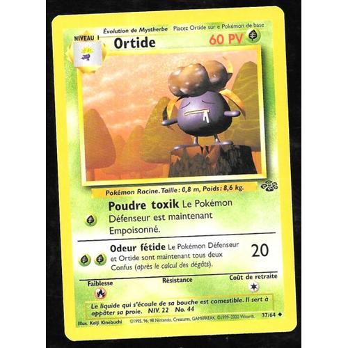 Carte Pokémon Ortide 37/64 - Jungle Wizards (Fr)