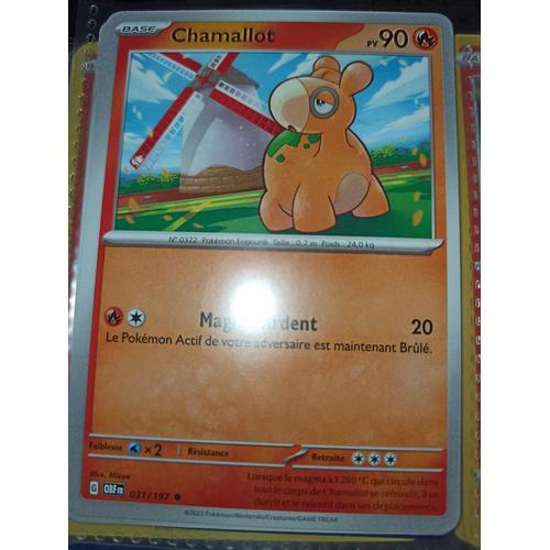 Commune - Pokemon - Flammes Obsidiennes - Chamallot 31/197