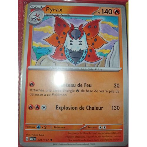 Peu Commune - Pokemon - Flammes Obsidiennes - Pyrax 41/197