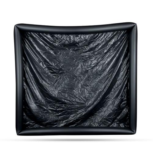 Drap En Vinyle Avec Bords Gonflables - Noir