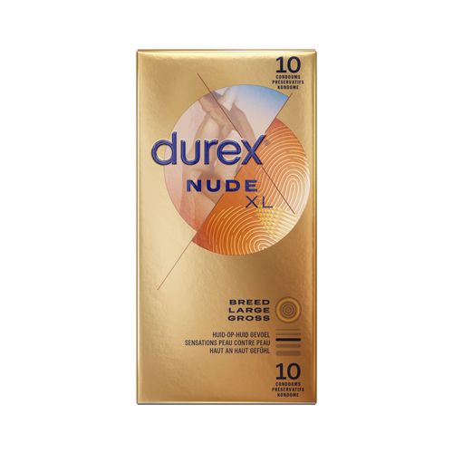 Préservatifs Durex Nude Xl - 10 Unités