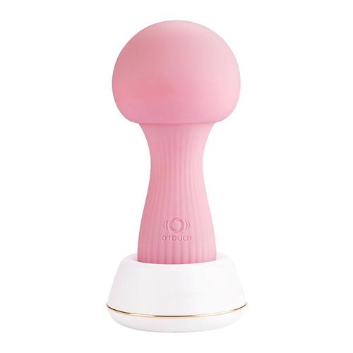 Otouch - Vibromasseur Wand Silicone Mushroom - Rose