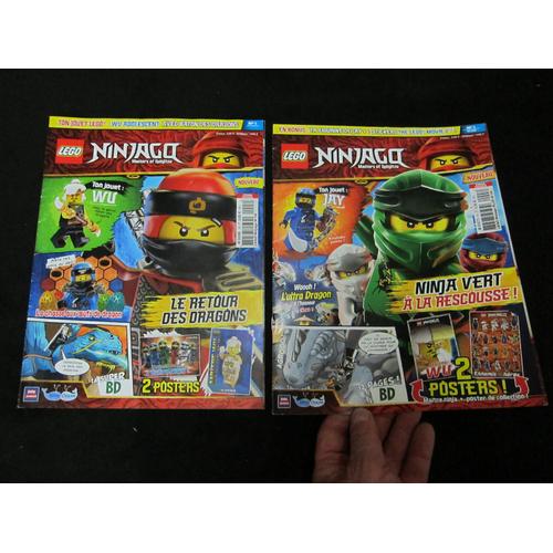 Lot De 2 Numéro Lego Ninjago :  N°1 Plus Et N°  Numéro 1h Daté 2019