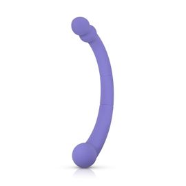 Good Vibes Only - Vibromasseur Double Extrémité Leah - Violet