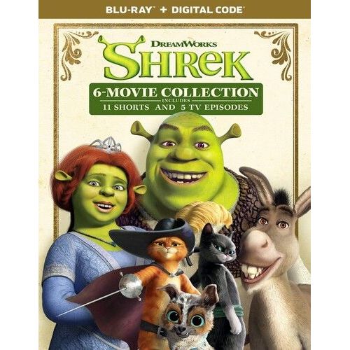 Shrek 6-Movie Collection [Blu-Ray] Boxed Set, Dolby, Dubbed, Slipsleeve Packaging, Subtitled, Ac-3/Dolby Digital