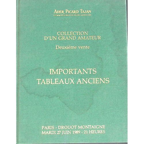 Importants Tableaux Anciens - Ader Pacard Tajan