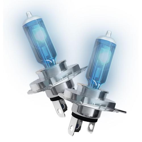 Pack 2 Ampoule H4 100w Lampe - Xenon Effect - Lumière Halogène 12 V Super Bright Fog Xenon Hid Ampoule Blanc Pour Voiture Et Moto
