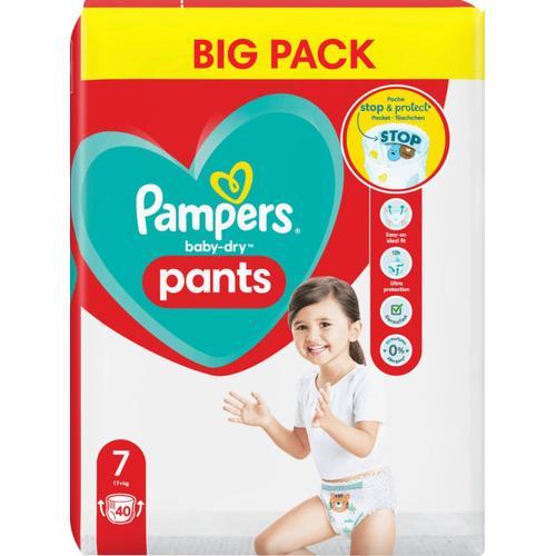 Pampers Baby Pants Baby Dry Taille 7 Extra Large (17+ Kg), Pack 40