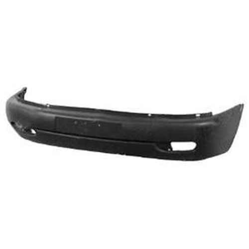 Pare Chocs Avant Supérieur Pour Volkswagen Transporter T4, 1996-2003, Trous Antibrouillard, Noir, Mod. Caravelle, Neuf