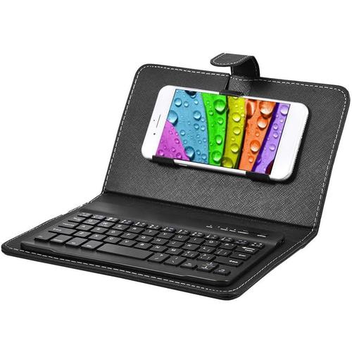 Téléphone Portable Tablette Ordinateur Universel Trois Systèmes Deux-En-Un Adapté Pour Ipad Smart Sans Fil 7 Pouces Clavier Bluetooth Étui En Cuir