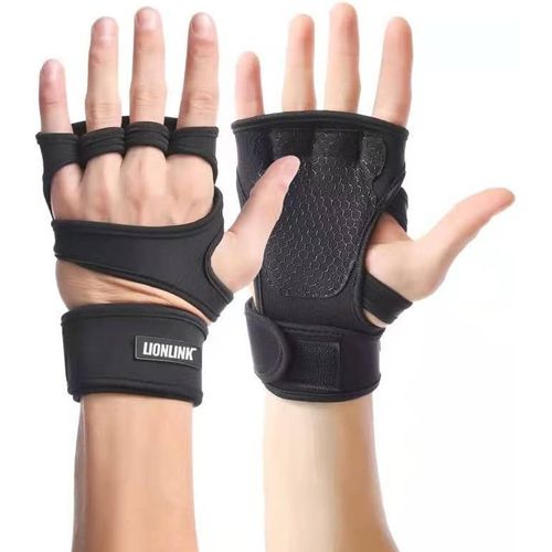Meimieshop-Gants De Gym,Gants D'entraînement,Gants D'haltérophilie,Gants D'entraînement Pour Homme Et Femme(Xl,Noir)