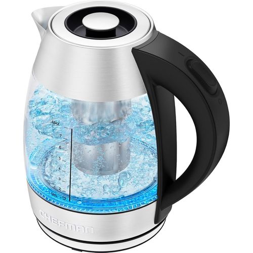 meimieshop-Easy-Steep Electric Tea KettleWith Infuser For Loose Leaf Tea,1.8-Liter Electric Tea Kettles Automatic Shut Off,Led Lights,Boil-Dry Protection,HotWater Electric Kettle For BoilingWater