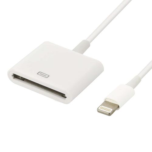 Câble Adaptateur Lightning vers 30 broches Charge & Synchronisation iPhone Blanc