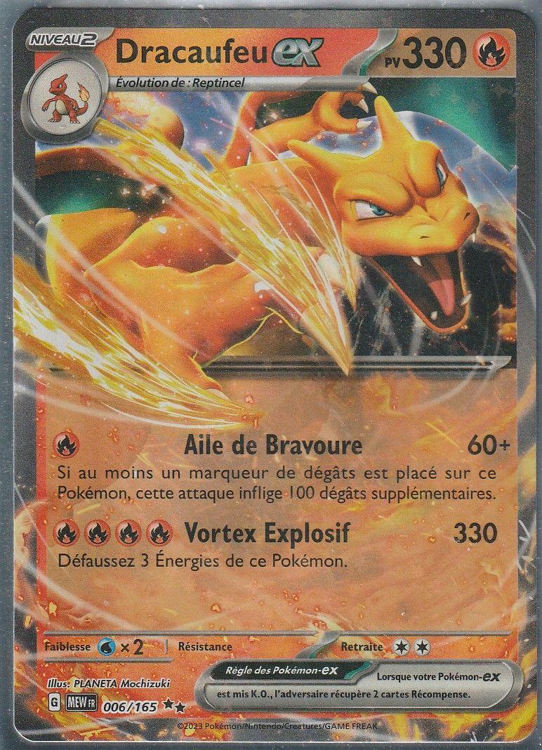 Carte Pokémon - Dracaufeu Ex - 226/165 - Ultra-rare - EV3,5 151 Mew