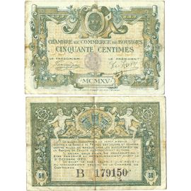 France - Billet - Chambre De Commerce De Bourges - 50 Centimes - 1915 - Jp.032.05 - 15-058