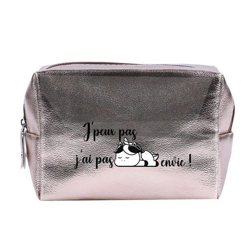 Grande trousse de maquillage Rose gold pochette Licorne jpeux pas