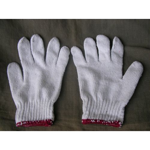 Paire De Gants En Coton/Laine Blanc Neuf Pour Travaux Du Jardin Taille Medium