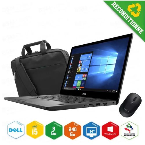 Dell Latitude 7480 - 14" Intel Core i5 - Ram 8 Go - SSD 240 Go