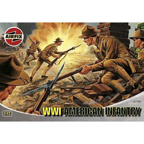 Airfix A01729 1:72 Scale Wwi Us Infantry Figures Classic Kit Series 1 By Airfix []