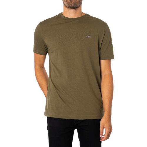 Gant T-Shirt Régulier À Bouclier, Vert