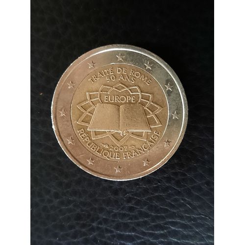 Pièce De 2 Euros Commémorative Traiter De Rome 50ans Europe 2007 République Française