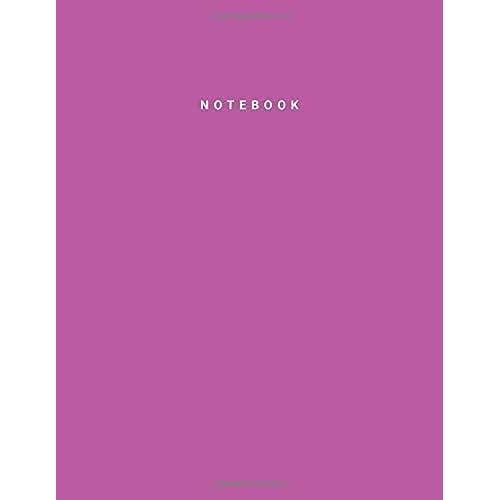 Notebook: Fuchsia Color Writing Journal College Ruled Notebook Lined Notebook Diary Notepad Large Composition Book 8.5x11 Inches 120 Pages