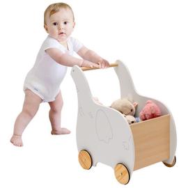 Chariot de marche bébé en bois – Fiete - Pinolino