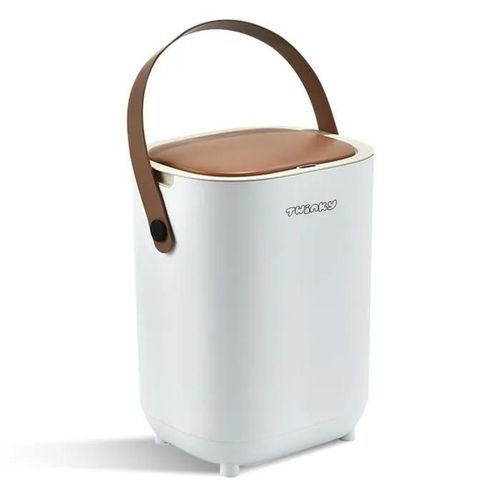 Poubelle à Couches à Détecteur de Mouvement - Twinky - Capacité 16L - Imperméable ¿ Marron