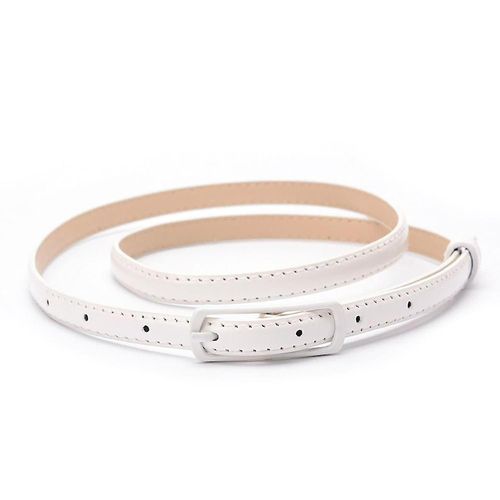 Ceinture Thin Style Réglable Faux Cuir Femmes Taille Ceinture