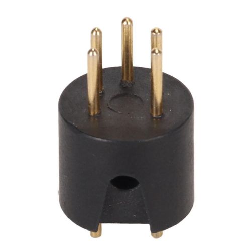 Platine vinyle 5 broches DIN plaqué or mâle Plug Bras de lecture DIN Plug Connector pour LP Vinyle Tourne-disque Bras