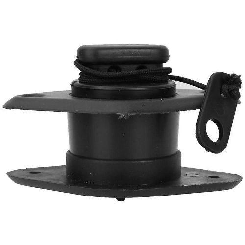 Vanne De Vidange Noire En Pvc Durable Pour Bateaux Gonflables Bateau De Pêche Kayak Accessoire