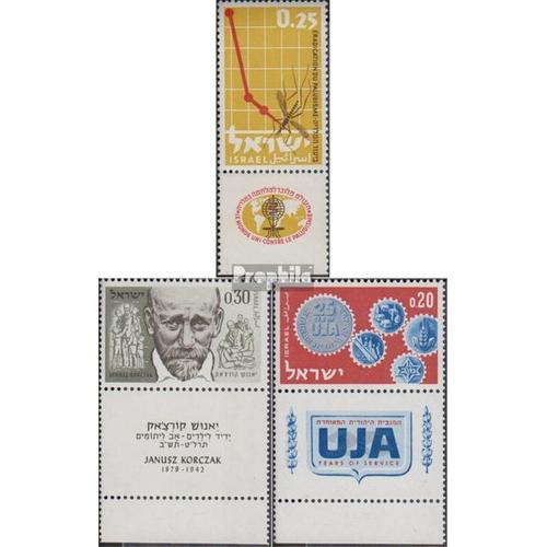 Israël 253,264,265 Avec Tab (Complète Edition) Neuf Avec Gomme Originale 1962 Le Paludisme, Korczak, Uja