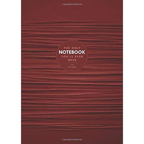 The Only Notebook Youll Ever Need | Goldings Giant Journal, 700 Lined Pages | Red Theme